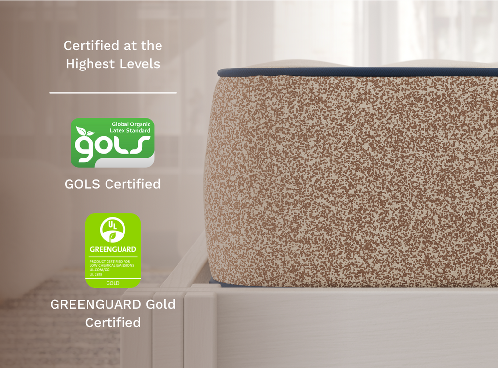 Kids Natural Mattress - Flippable, Hypoallergenic Design