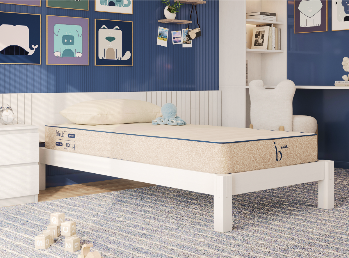 Kids Natural Mattress - Flippable, Hypoallergenic Design