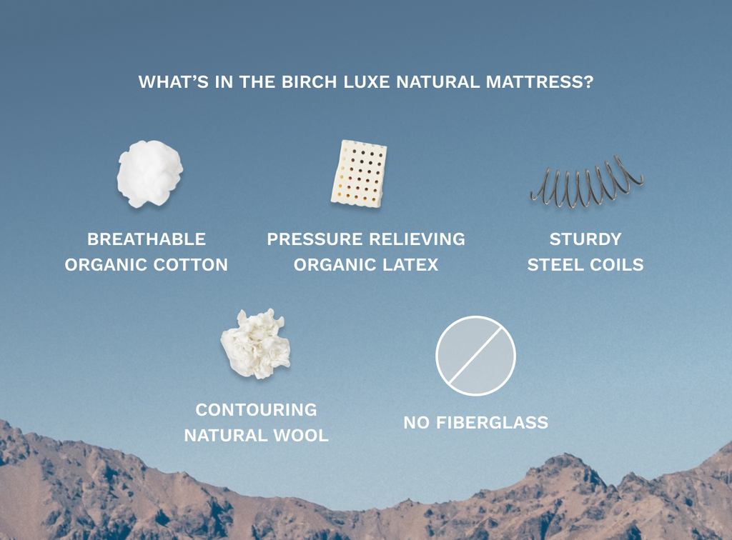 Luxe Natural Mattress - Plush Pillow Top & Organic Latex