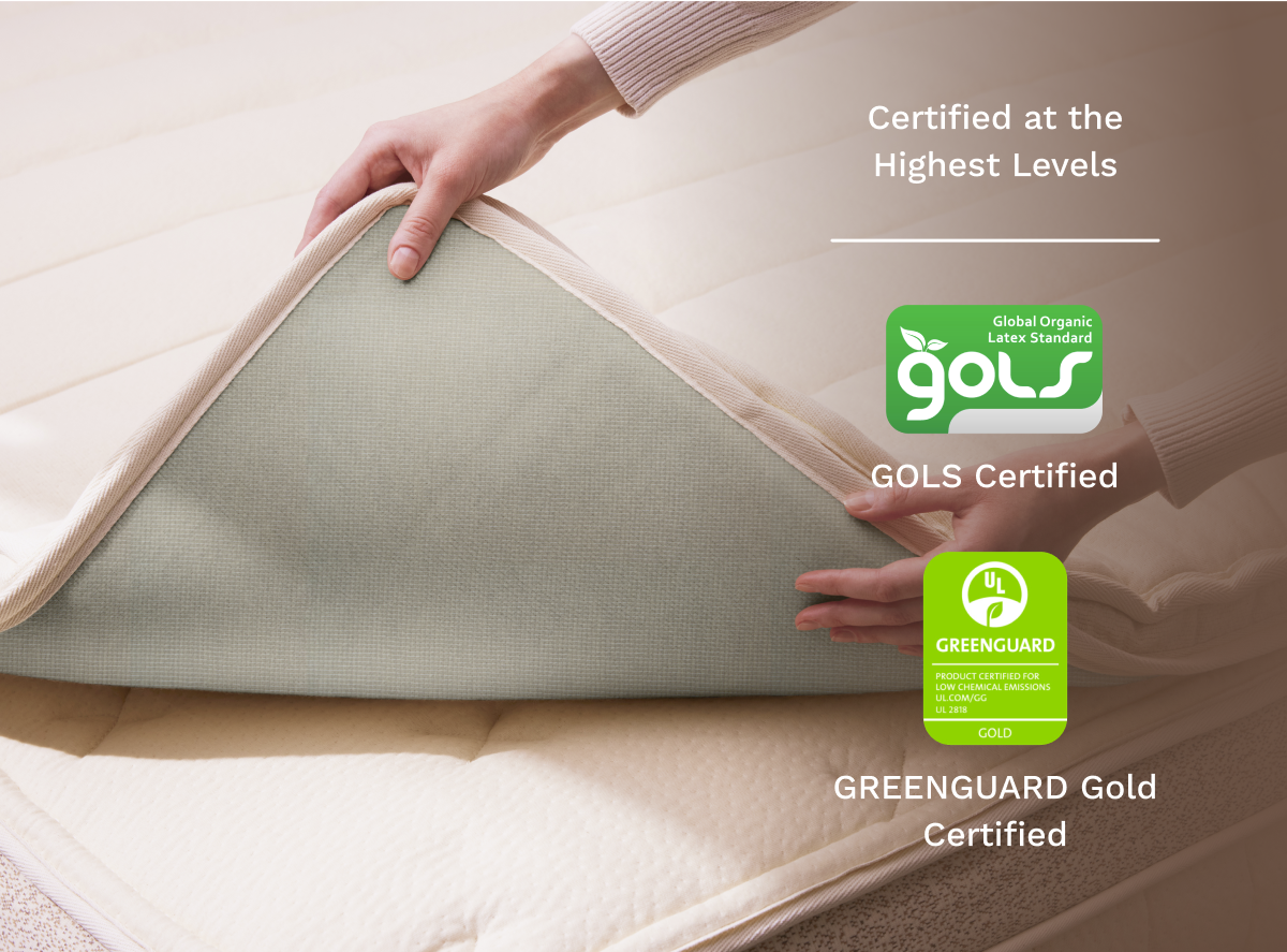 Plush Organic Mattress Topper - Cotton & Natural Latex