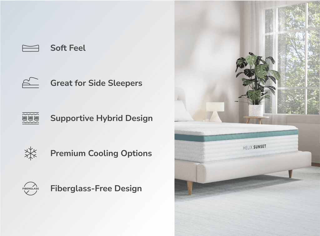 Soft Feel Side Sleeper Hybrid Mattress - Pressure Relief