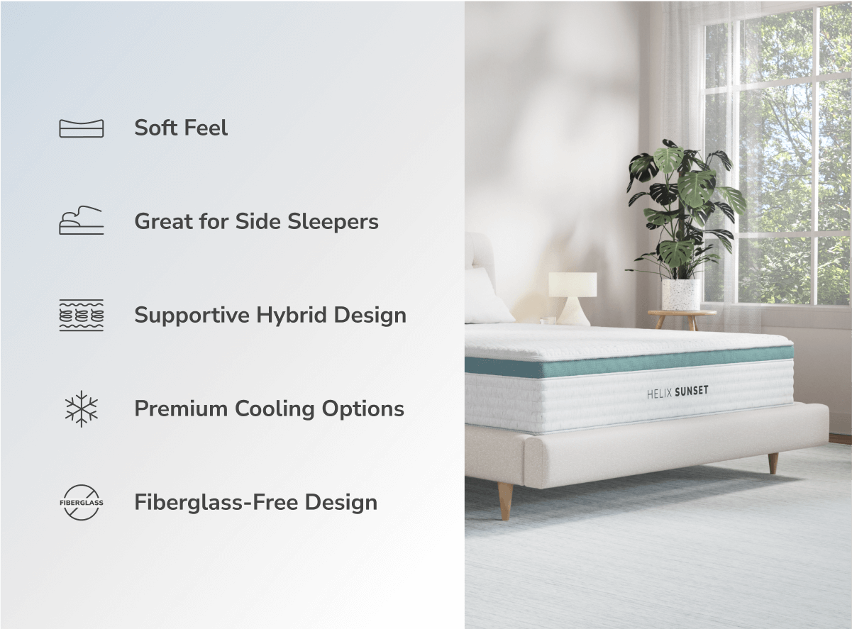 Soft Feel Side Sleeper Hybrid Mattress - Pressure Relief