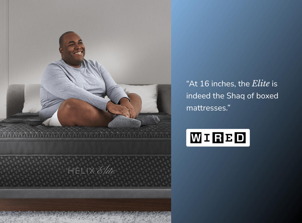 Plus Size Elite Hybrid Mattress - Zoned Lumbar & High Density