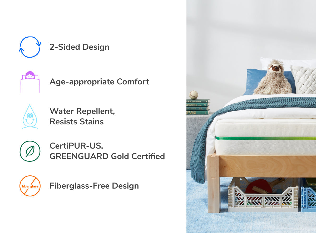 Flippable Kids Hybrid Mattress