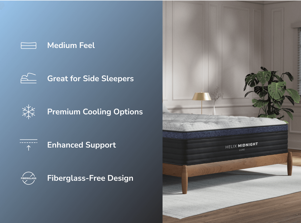 Medium Feel Side Sleeper Luxe Hybrid Mattress