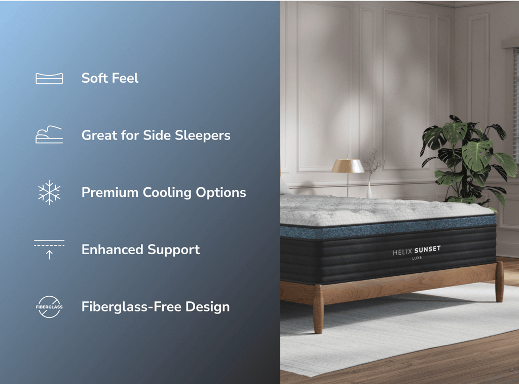 Soft Feel Side Sleeper Luxe Hybrid Mattress - Memory Foam Relief