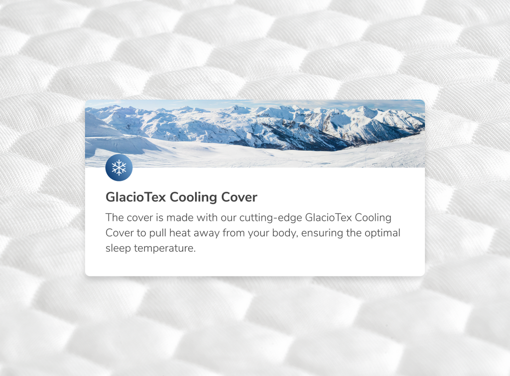 Dual Comfort Mattress Topper with Cooling Cover