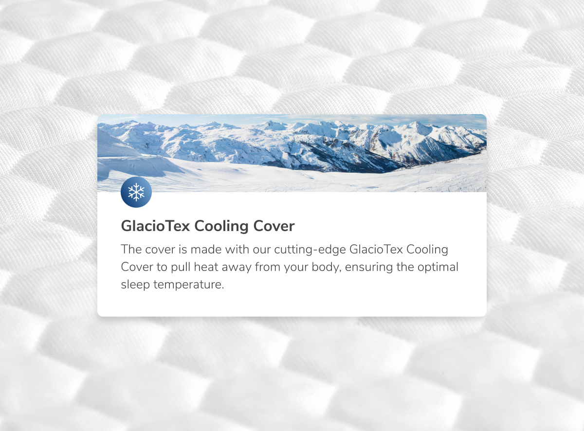 Dual Comfort Mattress Topper with Cooling Cover