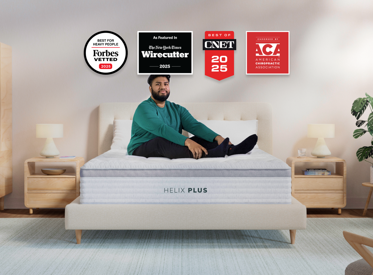 Plus Size Hybrid Mattress - Medium Firm, High Density Foam