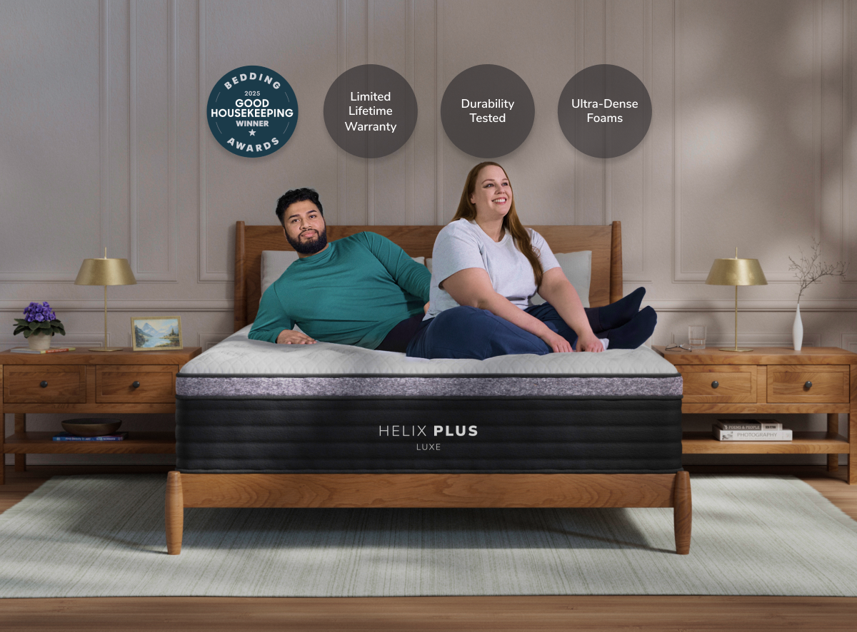 Plus Size Luxe Hybrid Mattress - Heavy Duty Support & Pillow Top