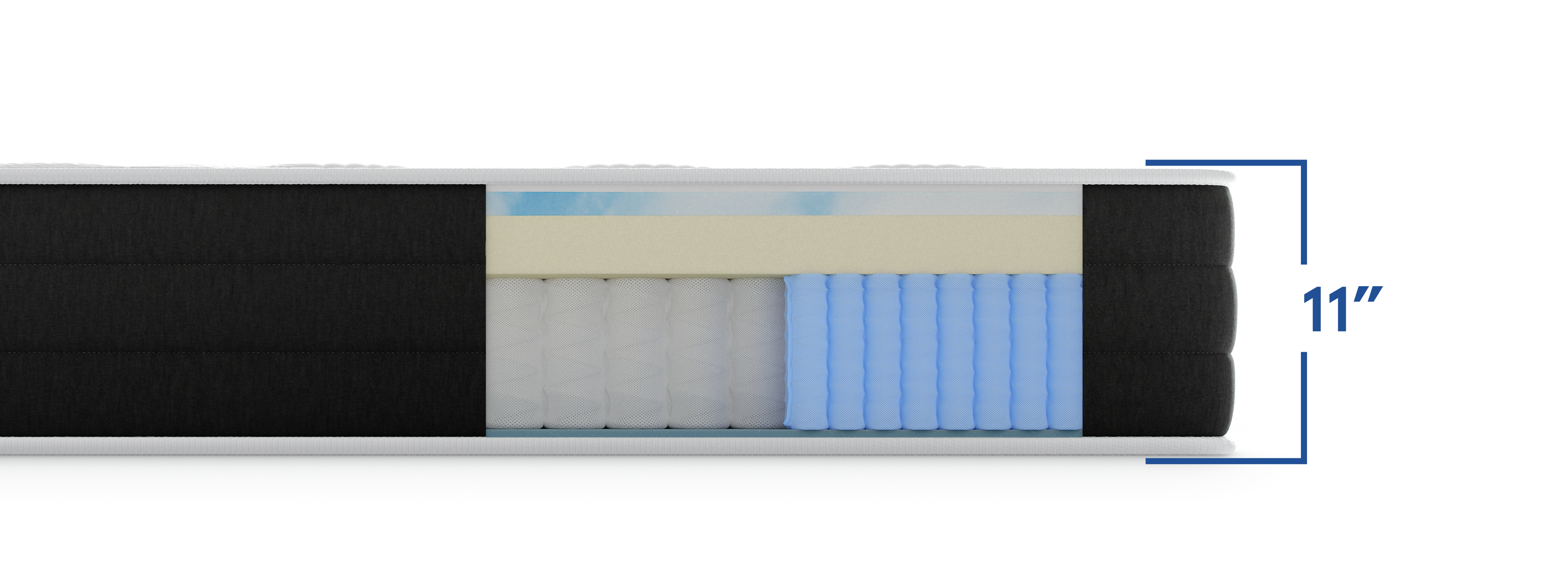 Original Hybrid Mattress - Cooling Foam & Innerspring Coils