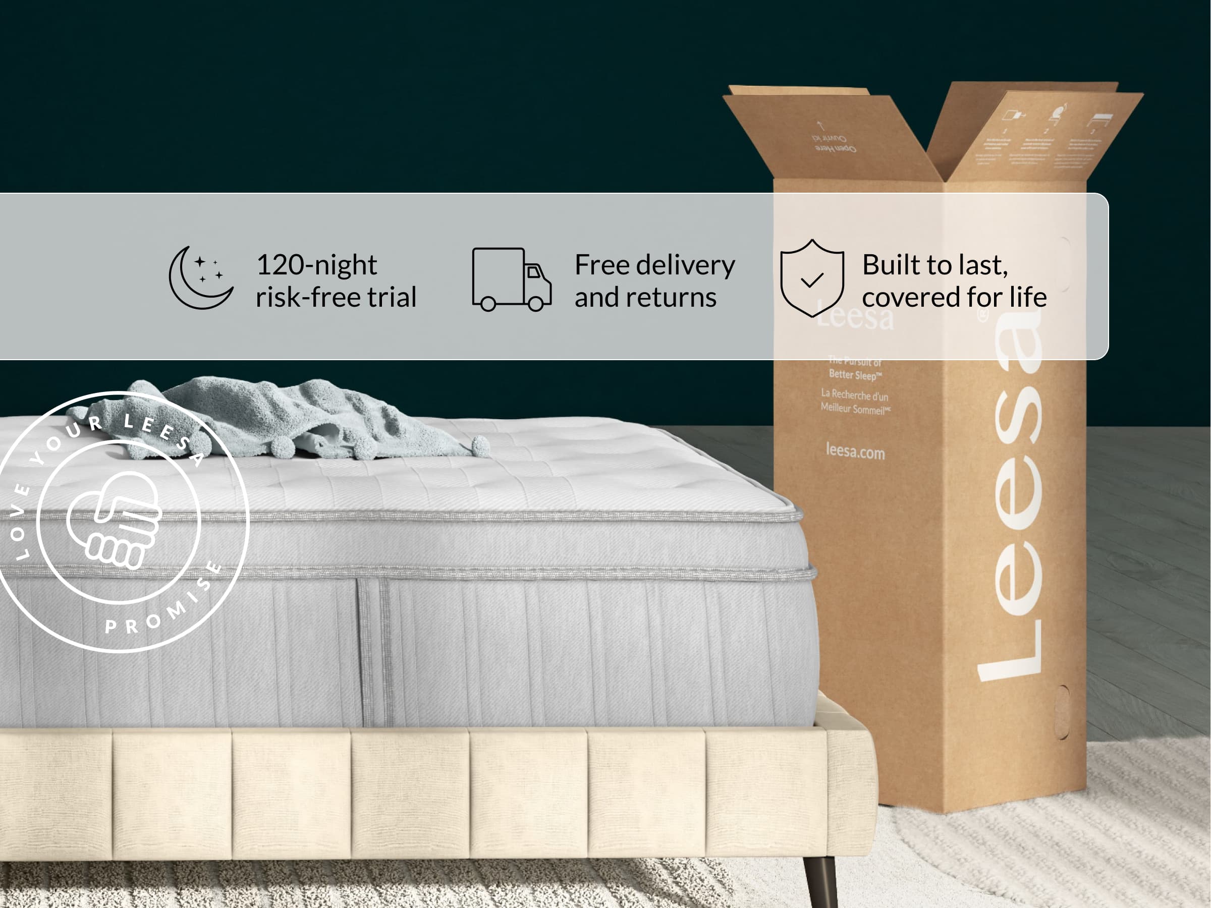 Hybrid Mattress - Cooling Springs & Cradling Foam