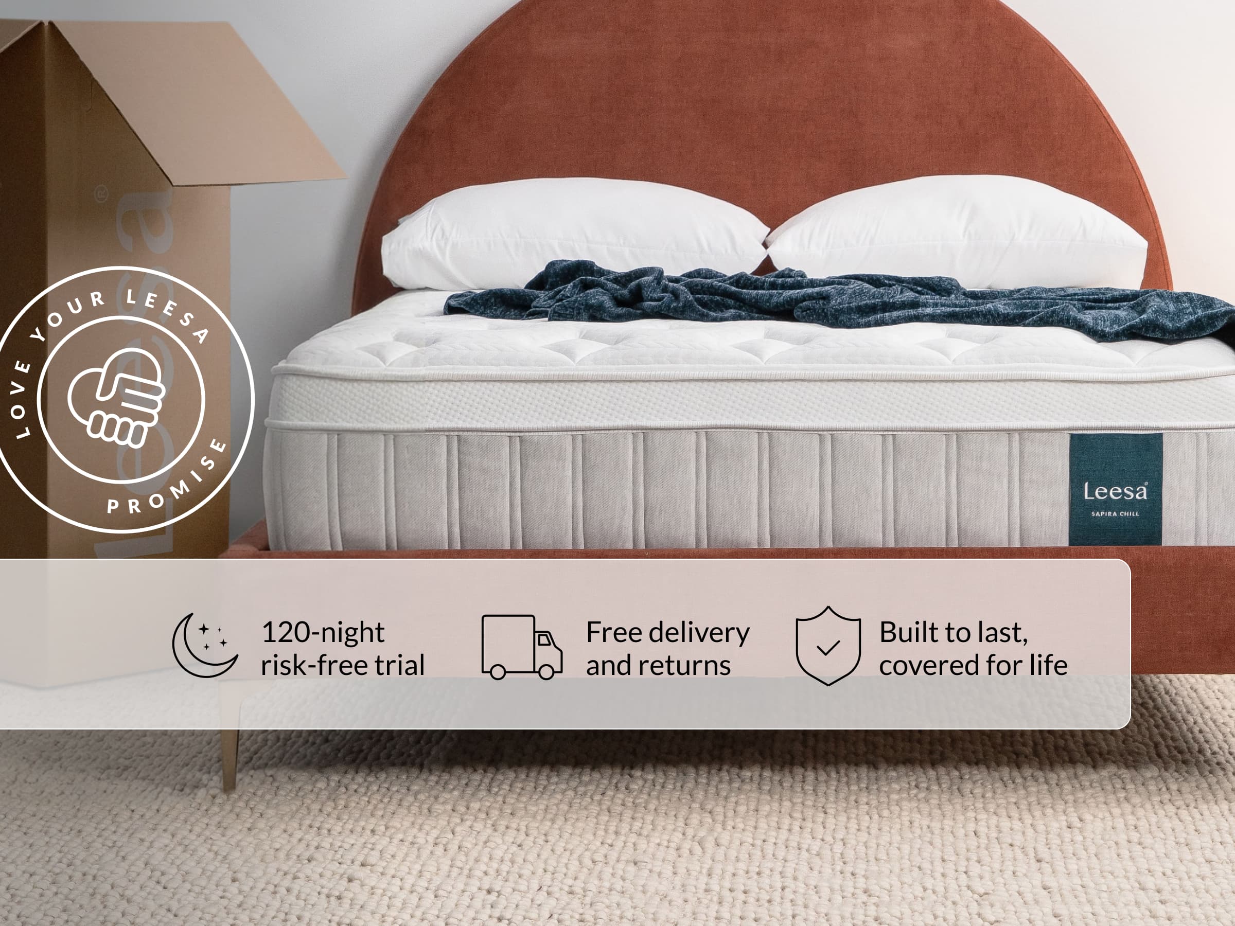 Hybrid Mattress - Advanced Cooling & Lumbar Support
