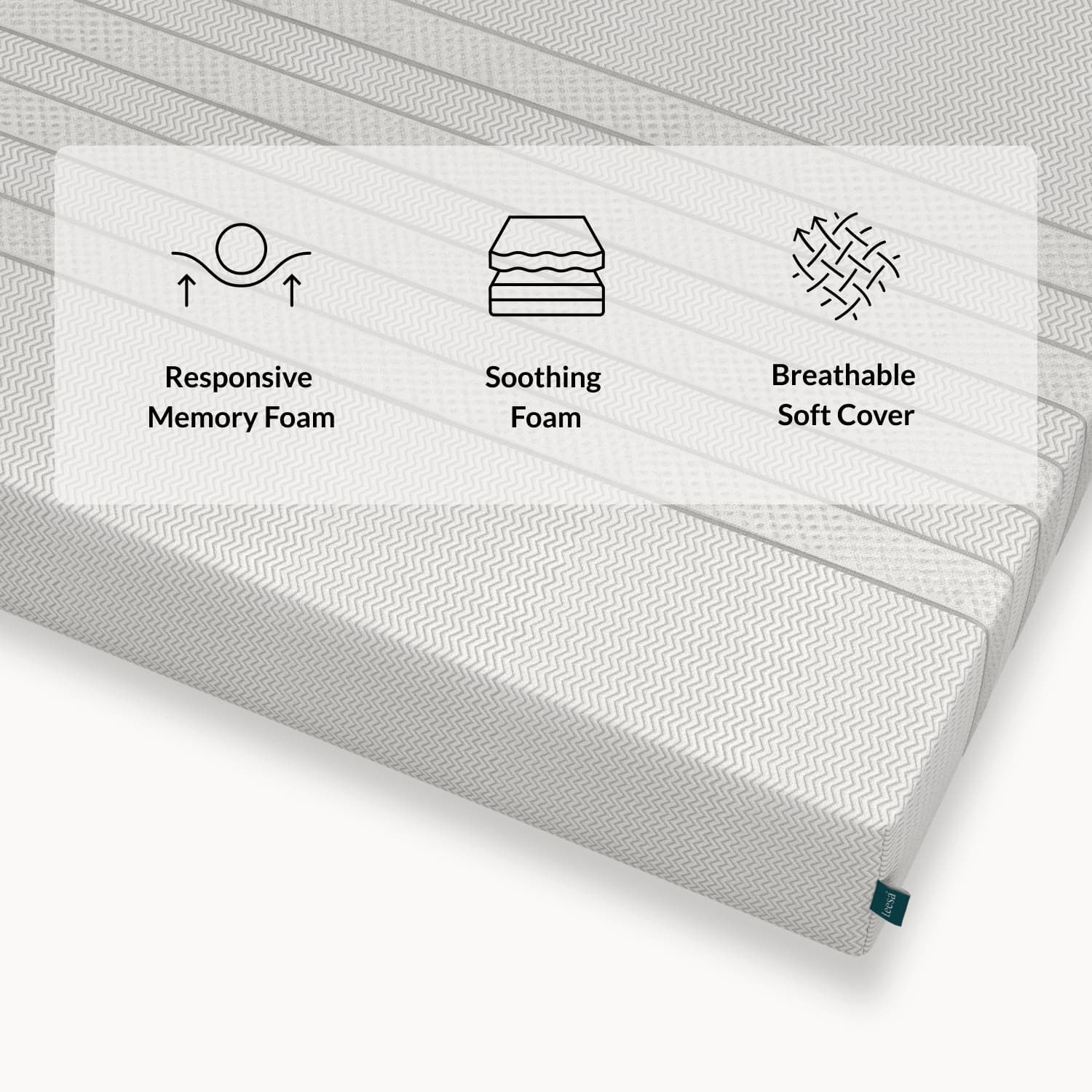 Youth Mattress for Teens - Joint Support & Breathable Cushioning