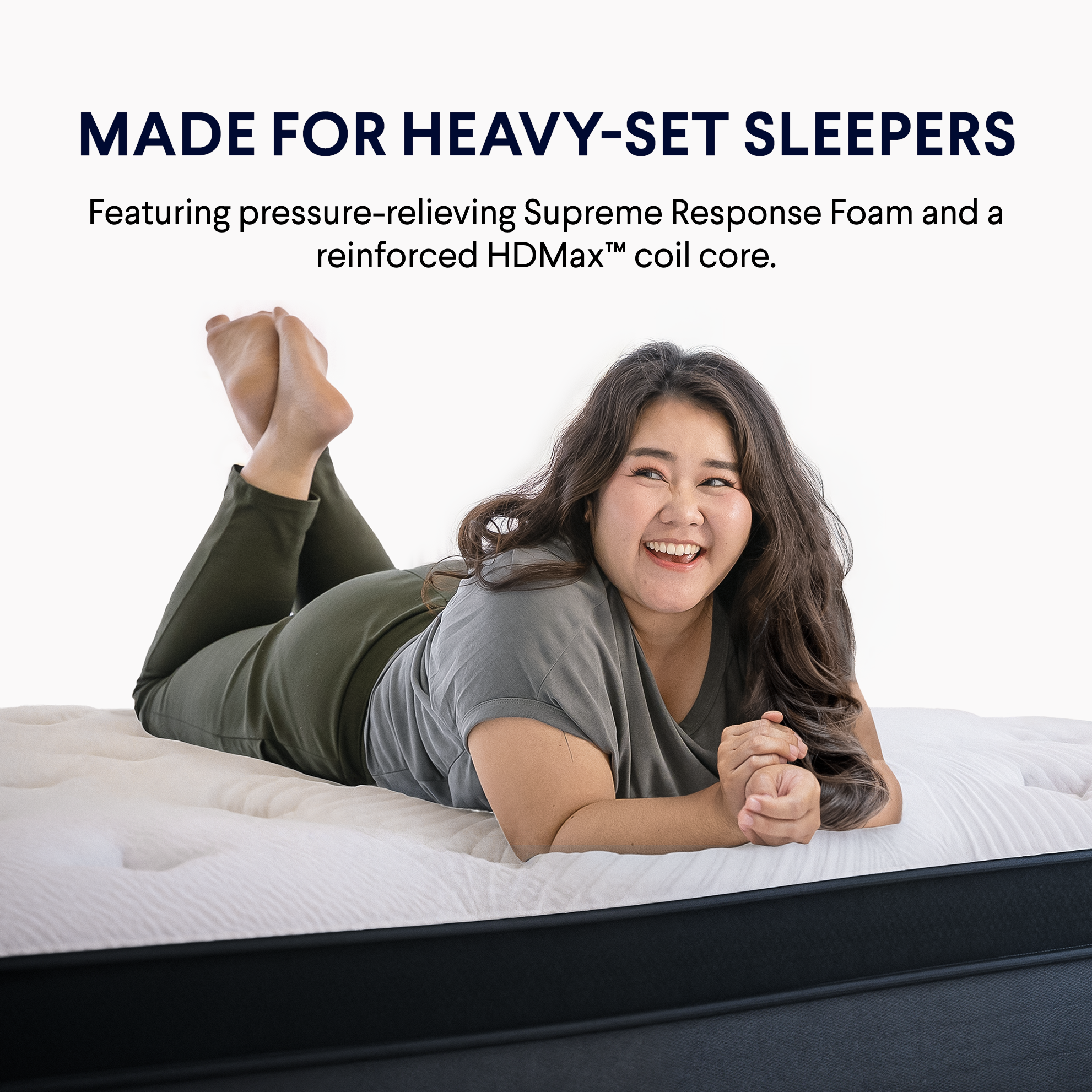 Plus Size Hybrid Mattress - Reinforced Support