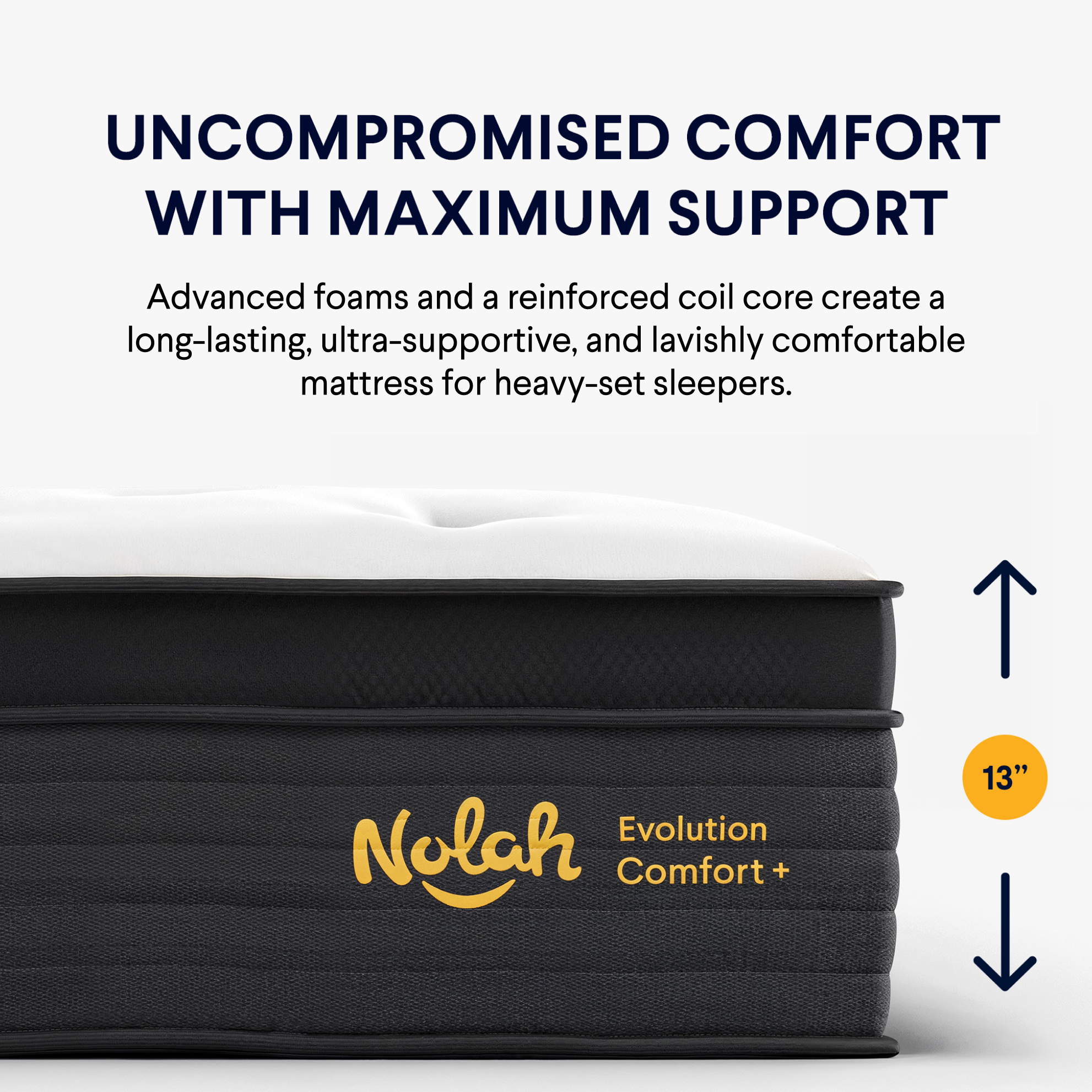 Plus Size Hybrid Mattress - Reinforced Support