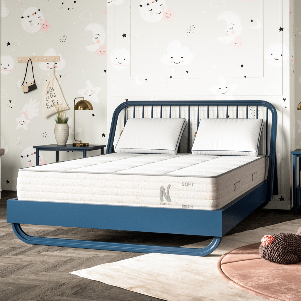 Kids Flippable Mattress - Soft & Firm Sides, Organic Cotton