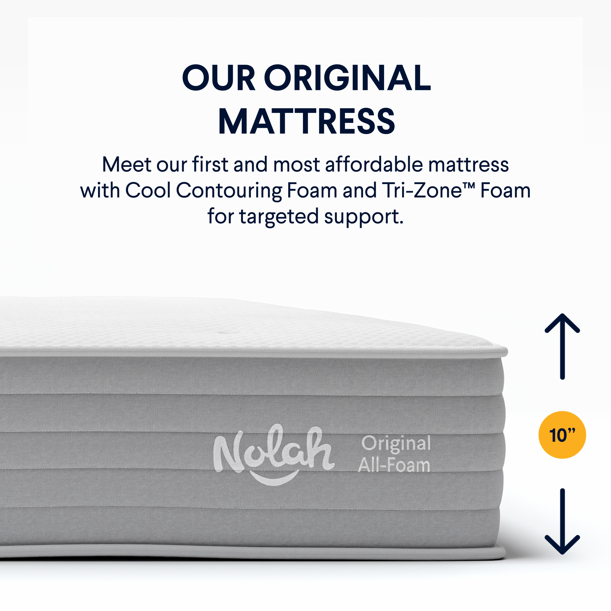 Original All-Foam Mattress - Copper-Infused AirFoam for Side Sleepers