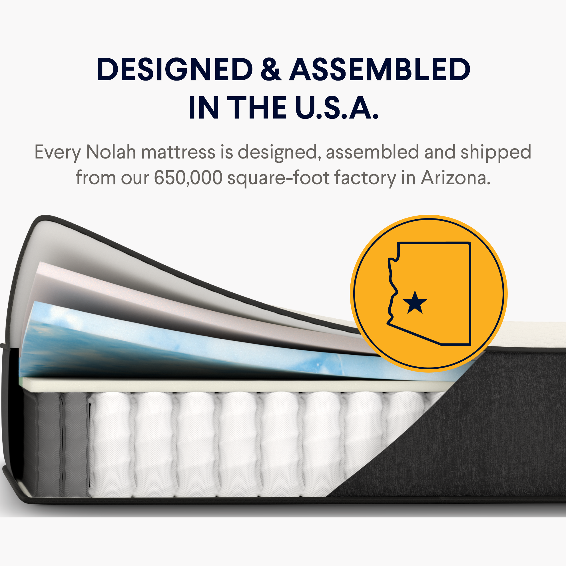 Hybrid Mattress - Zoned Coils & Copper-Infused Foam for Side Sleepers