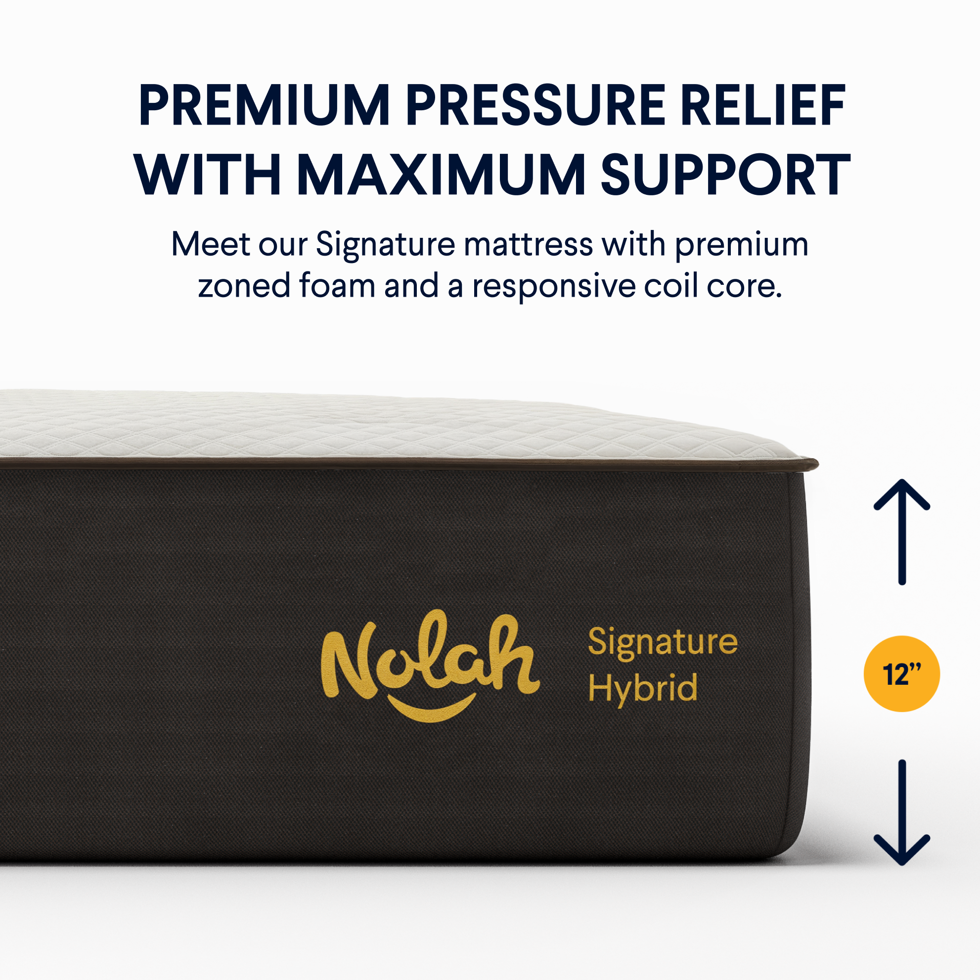 Hybrid Mattress - Zoned Coils & Copper-Infused Foam for Side Sleepers